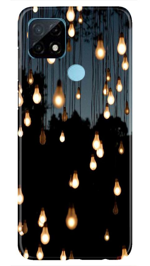 Party Bulb Mobile Back Case for Realme C21 (Design - 72) Party Bulb Case for Realme C21