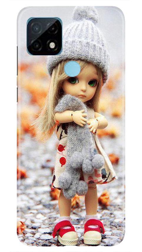 Cute Doll Mobile Back Case for Realme C12 (Design - 93) Cute Doll Case for Realme C12