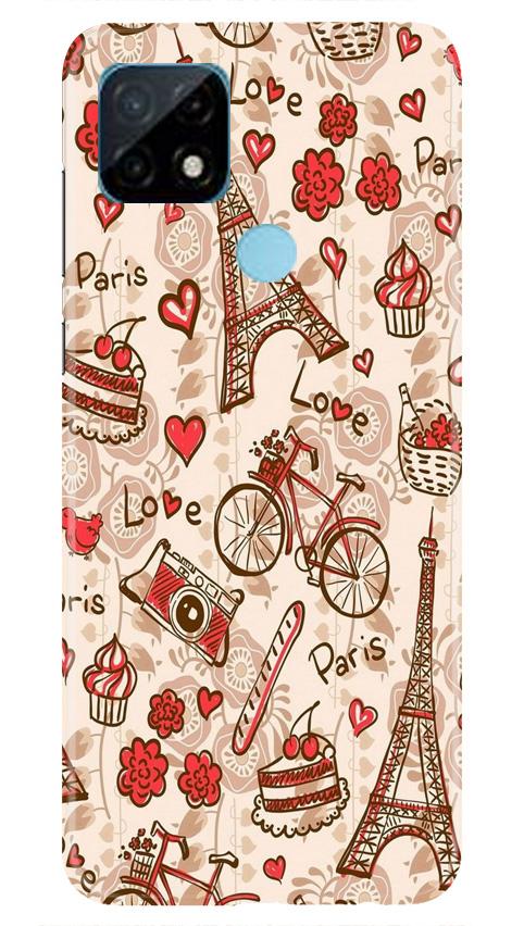 Love Paris Mobile Back Case for Realme C12 (Design - 103) Love Paris Case for Realme C12 (Design - 103)