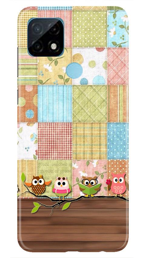Owls Mobile Back Case for Realme C12 (Design - 202) Owls Case for Realme C12 (Design - 202)
