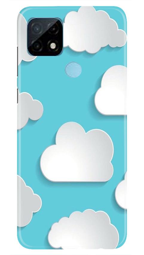 Clouds Mobile Back Case for Realme C12 (Design - 210) Clouds Case for Realme C12 (Design No. 210)