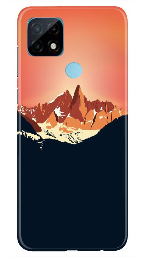 Mountains Mobile Back Case for Realme C12 (Design - 227) Mountains Case for Realme C12 (Design No. 227)