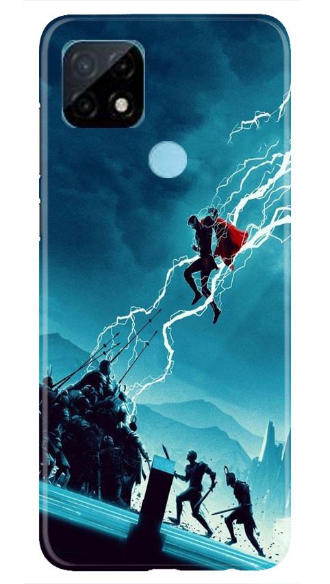 Thor Avengers Mobile Back Case for Realme C21 (Design - 243) Thor Avengers Case for Realme C21 (Design No. 243)