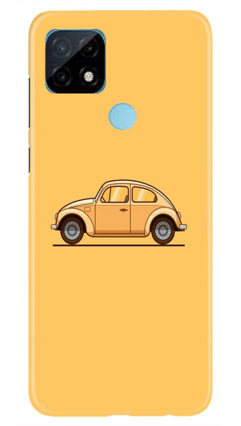 Vintage Car Mobile Back Case for Realme C21 (Design - 262) Vintage Car Case for Realme C21 (Design No. 262)