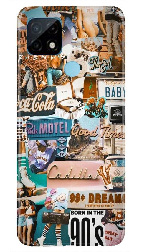 Vintage Design Mobile Back Case for Realme C21 (Design - 284) Vintage Design Case for Realme C21 (Design No. 284)