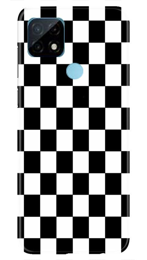 Black White Boxes Mobile Back Case for Realme C21 (Design - 372) Black White Boxes Mobile Back Case for Realme C21 (Design - 372)