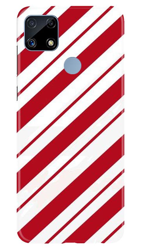 Red White Mobile Back Case for Realme C25S (Design - 44) Red White Case for Realme C25S