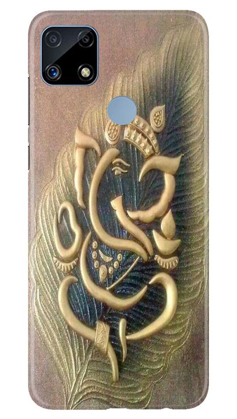 Lord Ganesha Mobile Back Case for Realme C25S (Design - 100) Lord Ganesha Case for Realme C25S