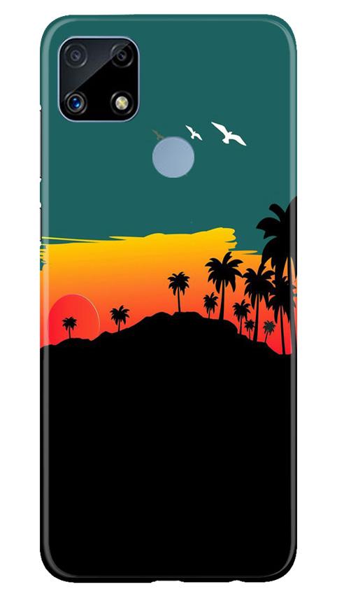 Sky Trees Mobile Back Case for Realme C25 (Design - 191) Sky Trees Case for Realme C25 (Design - 191)