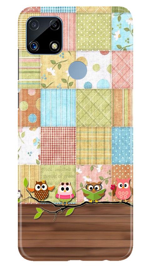 Owls Mobile Back Case for Realme C25S (Design - 202) Owls Case for Realme C25S (Design - 202)
