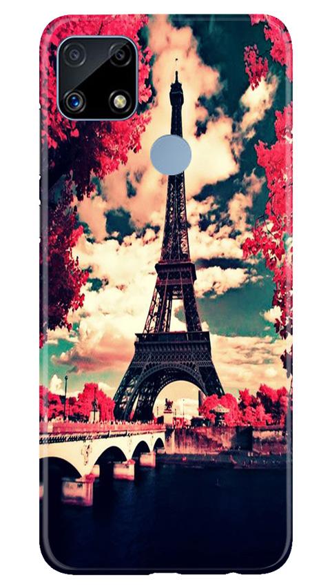 Eiffel Tower Mobile Back Case for Realme C25 (Design - 212) Eiffel Tower Case for Realme C25 (Design No. 212)