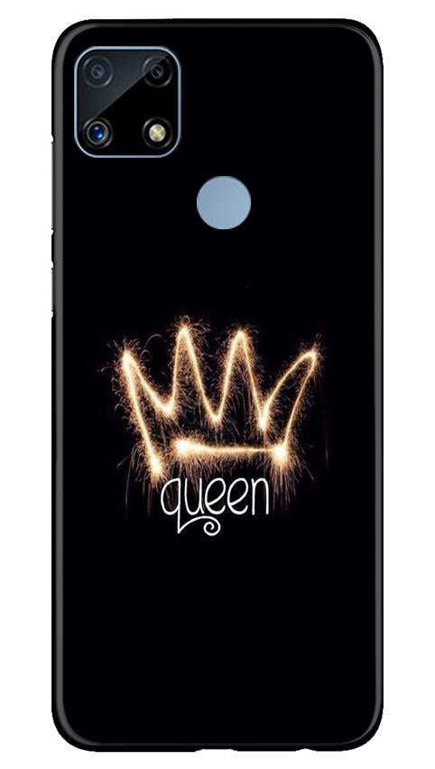 Queen Mobile Back Case for Realme C25 (Design - 270) Queen Case for Realme C25 (Design No. 270)