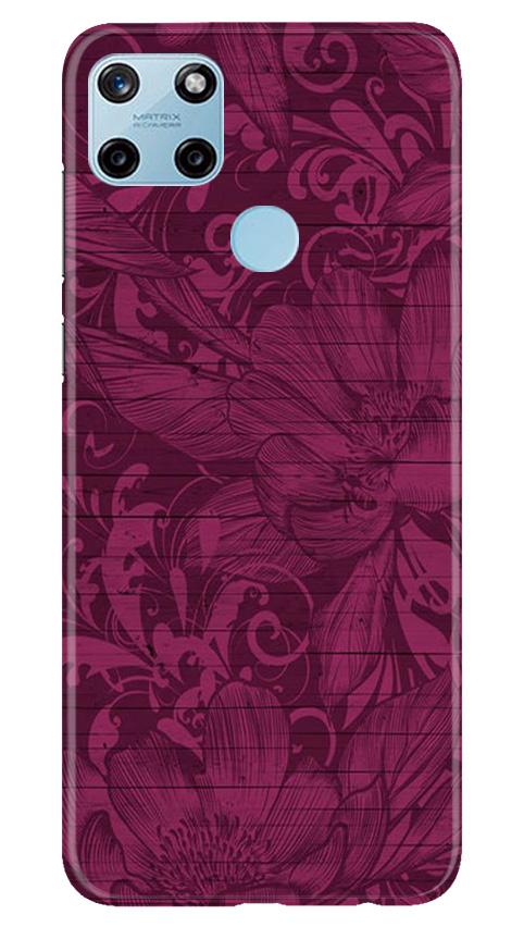 Purple Backround Mobile Back Case for Realme C21Y (Design - 22) Purple Backround Case for Realme C21Y