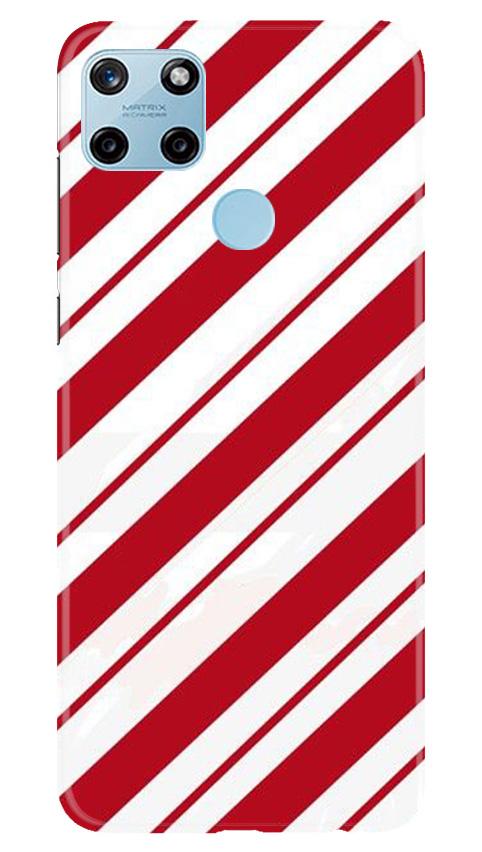 Red White Mobile Back Case for Realme C25Y (Design - 44) Red White Case for Realme C25Y