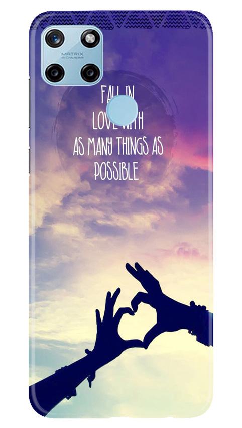 Fall in love Mobile Back Case for Realme C21Y (Design - 50) Fall in love Case for Realme C21Y