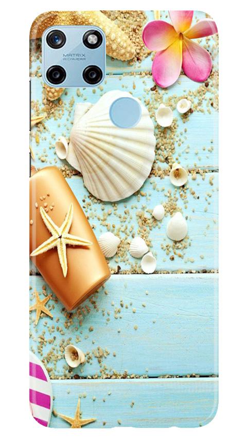 Sea Shells Mobile Back Case for Realme C21Y (Design - 63) Sea Shells Case for Realme C21Y