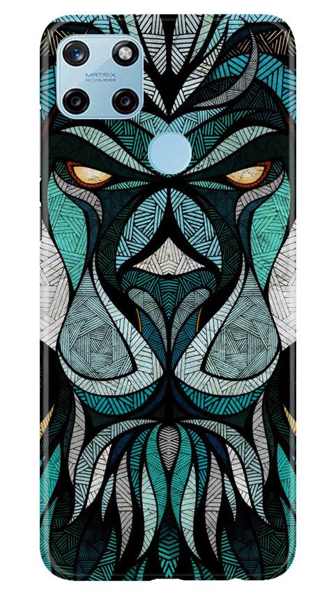 Lion Mobile Back Case for Realme C25Y (Design - 97) Lion Case for Realme C25Y
