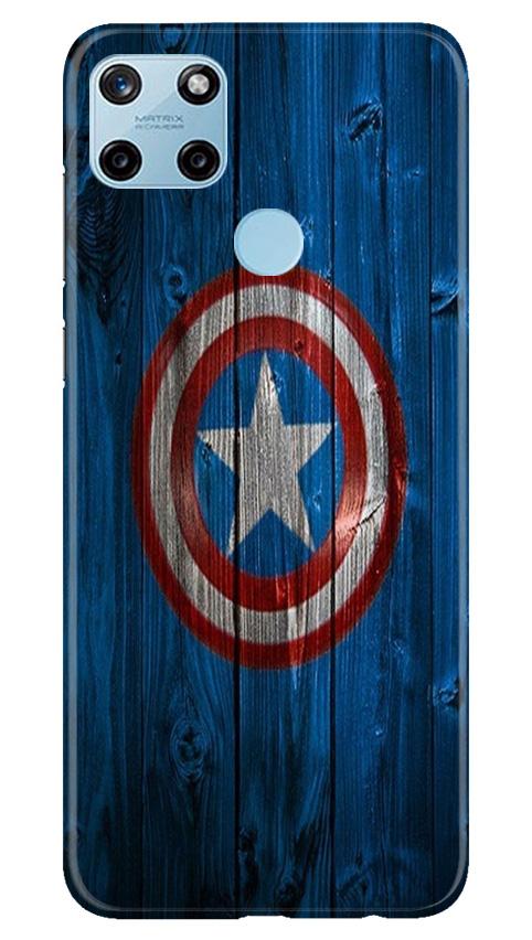 Captain America Superhero Mobile Back Case for Realme C21Y (Design - 118) Captain America Superhero Case for Realme C21Y (Design - 118)