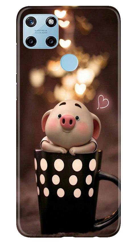 Cute Bunny Mobile Back Case for Realme C25Y (Design - 213) Cute Bunny Case for Realme C25Y (Design No. 213)