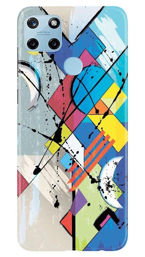 Modern Art Mobile Back Case for Realme C21Y (Design - 235) Modern Art Case for Realme C21Y (Design No. 235)