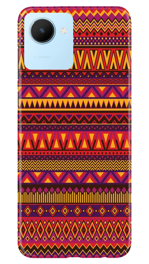 Zigzag line pattern2 Mobile Back Case for Realme C30 (Design - 10) Zigzag line pattern2 Case for Realme C30