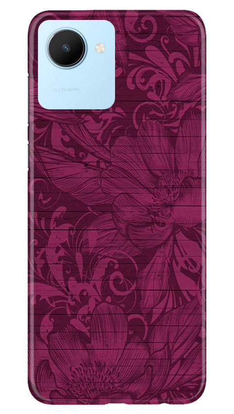 Purple Backround Mobile Back Case for Realme C30 (Design - 22) Purple Backround Case for Realme C30