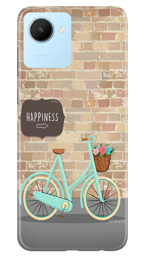 Happiness Mobile Back Case for Realme C30 (Design - 53) Happiness Case for Realme C30