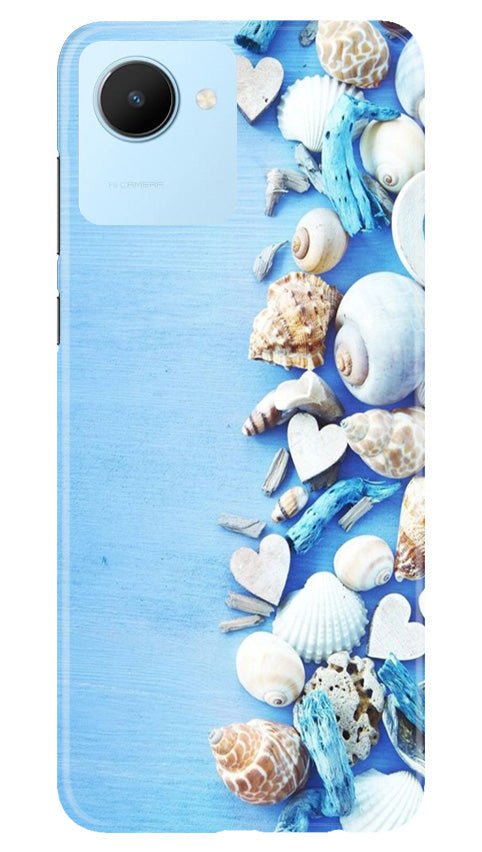 Sea Shells2 Mobile Back Case for Realme C30 (Design - 64) Sea Shells2 Case for Realme C30