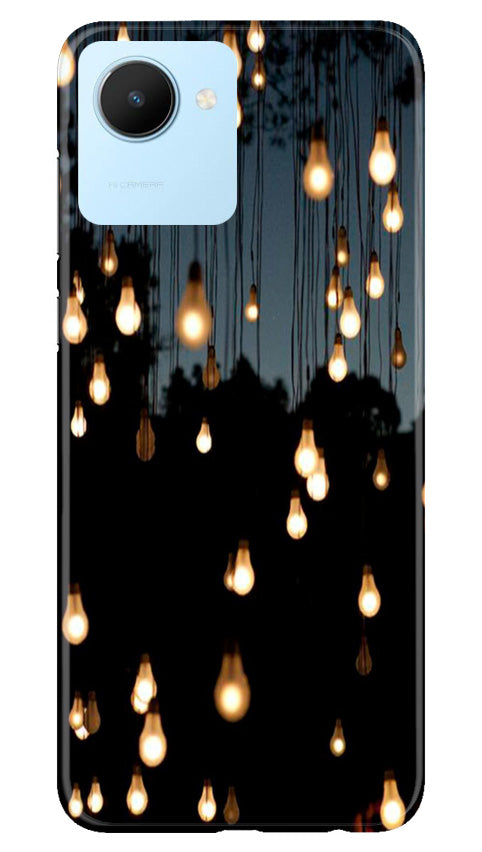 Party Bulb Mobile Back Case for Realme C30 (Design - 72) Party Bulb Case for Realme C30