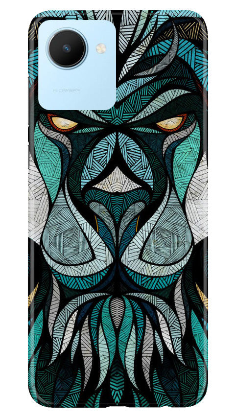 Lion Mobile Back Case for Realme C30 (Design - 97) Lion Case for Realme C30