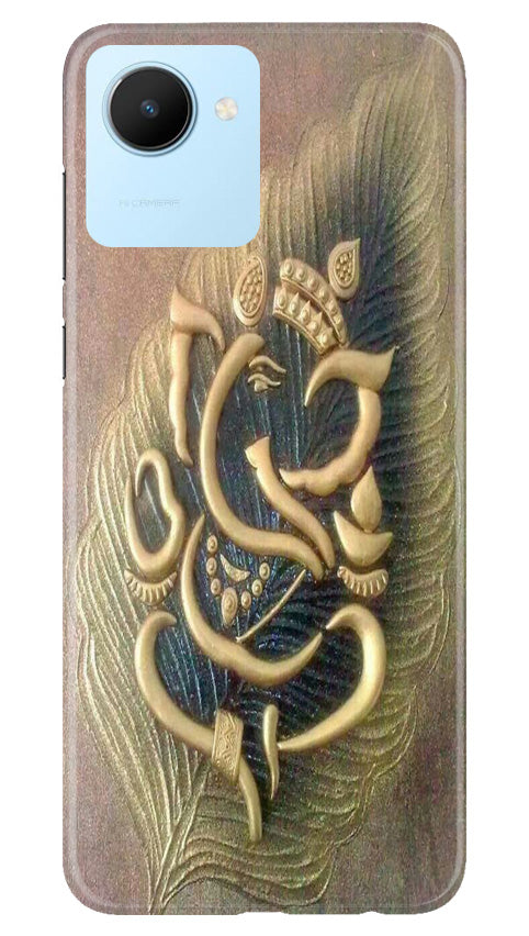 Lord Ganesha Mobile Back Case for Realme C30 (Design - 100) Lord Ganesha Case for Realme C30