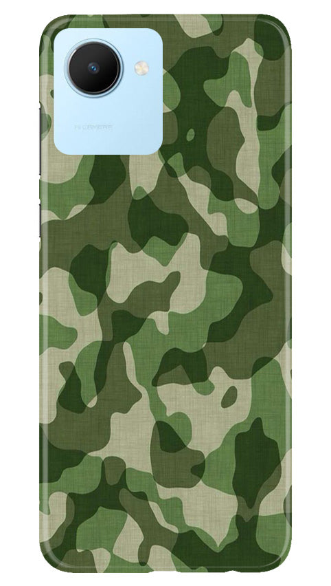 Army Camouflage Mobile Back Case for Realme C30 (Design - 106) Army Camouflage Case for Realme C30 (Design - 106)