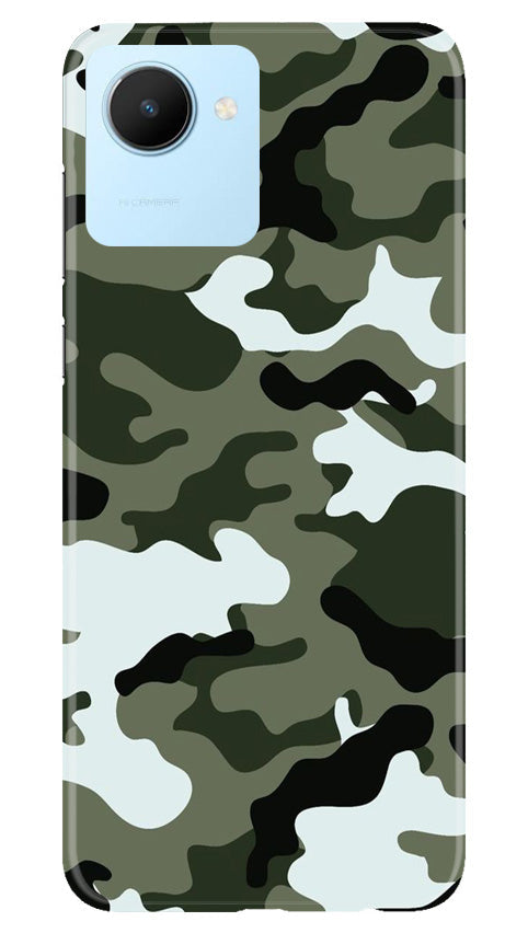 Army Camouflage Mobile Back Case for Realme C30 (Design - 108) Army Camouflage Case for Realme C30 (Design - 108)