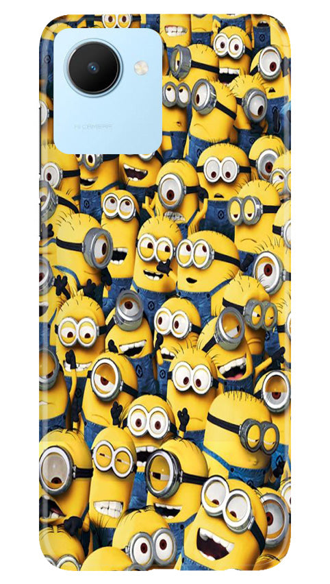 Minions Mobile Back Case for Realme C30 (Design - 126) Minions Case for Realme C30 (Design - 126)