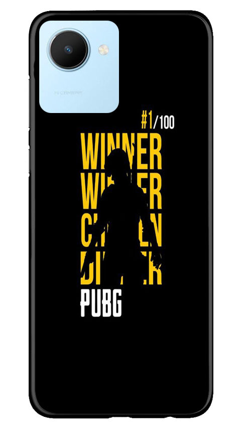 Pubg Winner Winner Mobile Back Case for Realme C30 (Design - 146) Pubg Winner Winner Case for Realme C30 (Design - 146)