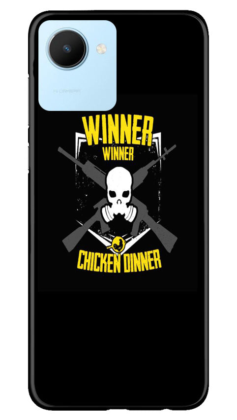 Winner Winner Chicken Dinner Mobile Back Case for Realme C30 (Design - 147) Winner Winner Chicken Dinner Case for Realme C30 (Design - 147)