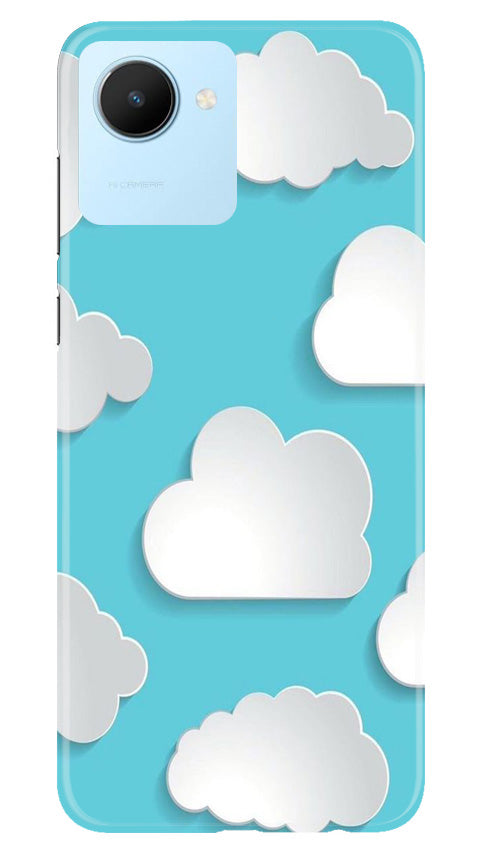 Clouds Mobile Back Case for Realme C30 (Design - 179) Clouds Case for Realme C30 (Design No. 179)