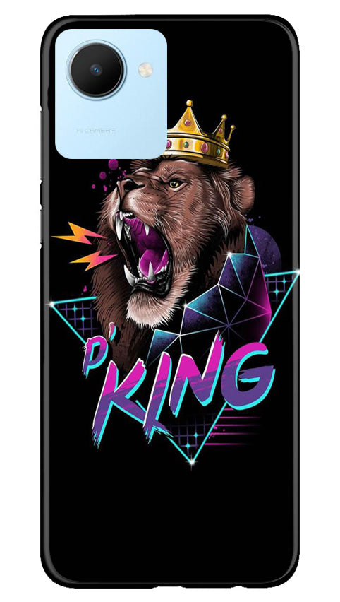 Colorful Square Mobile Back Case for Realme C30 (Design - 187) Colorful Square Case for Realme C30 (Design No. 187)