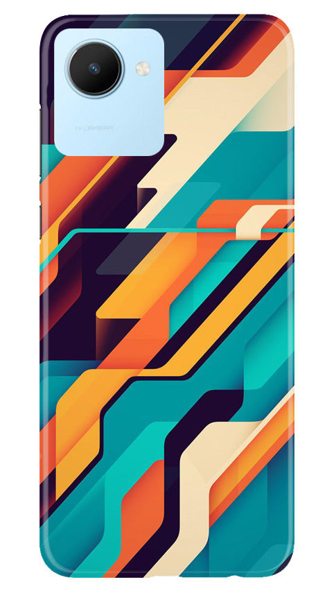 Modern Art Mobile Back Case for Realme C30 (Design - 201) Modern Art Case for Realme C30 (Design No. 201)