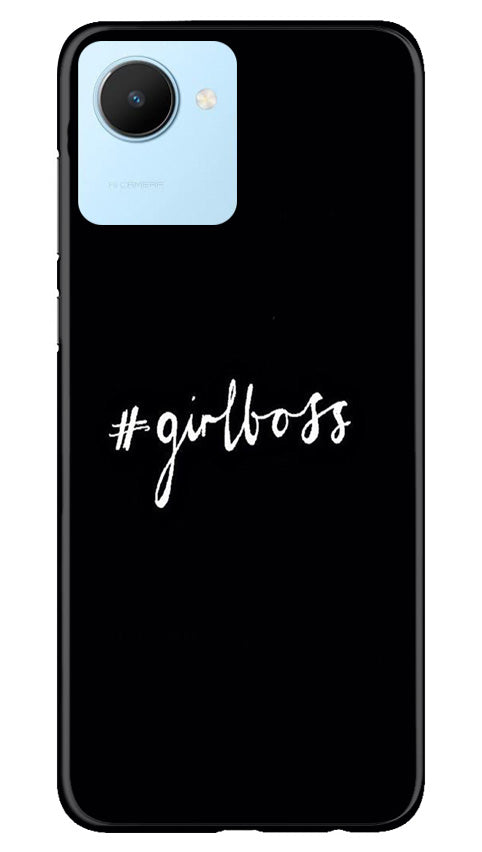 Like a Girl Boss Mobile Back Case for Realme C30 (Design - 234) Like a Girl Boss Case for Realme C30 (Design No. 234)