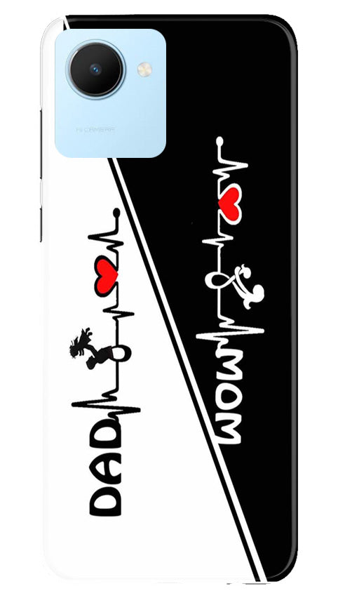 Love Mom Dad Mobile Back Case for Realme C30 (Design - 344) Love Mom Dad Mobile Back Case for Realme C30 (Design - 344)