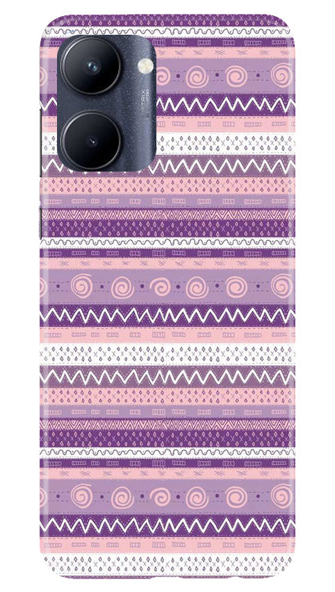 Zigzag line pattern3 Mobile Back Case for Realme C33 (Design - 11) Zigzag line pattern3 Case for Realme C33