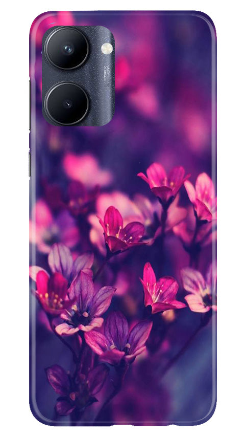 flowers Mobile Back Case for Realme C33 (Design - 25) flowers Case for Realme C33