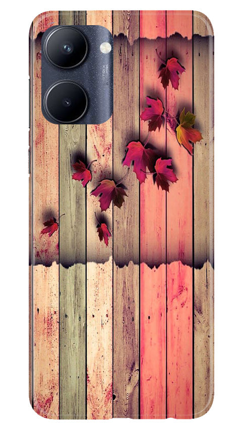 Wooden look2 Mobile Back Case for Realme C33 (Design - 56) Wooden look2 Case for Realme C33
