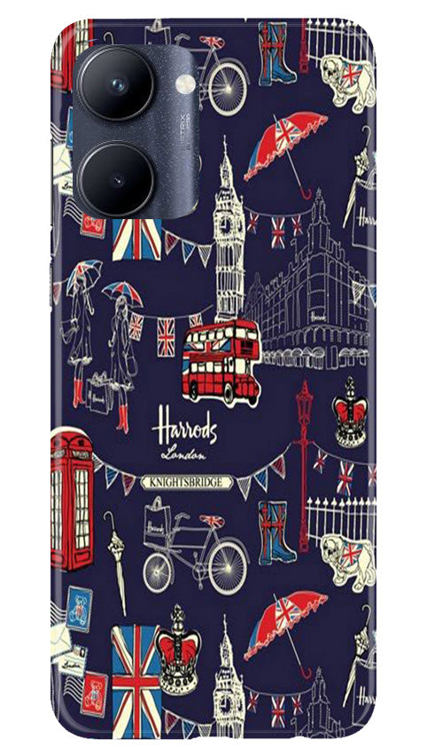 Love London Mobile Back Case for Realme C33 (Design - 75) Love London Case for Realme C33