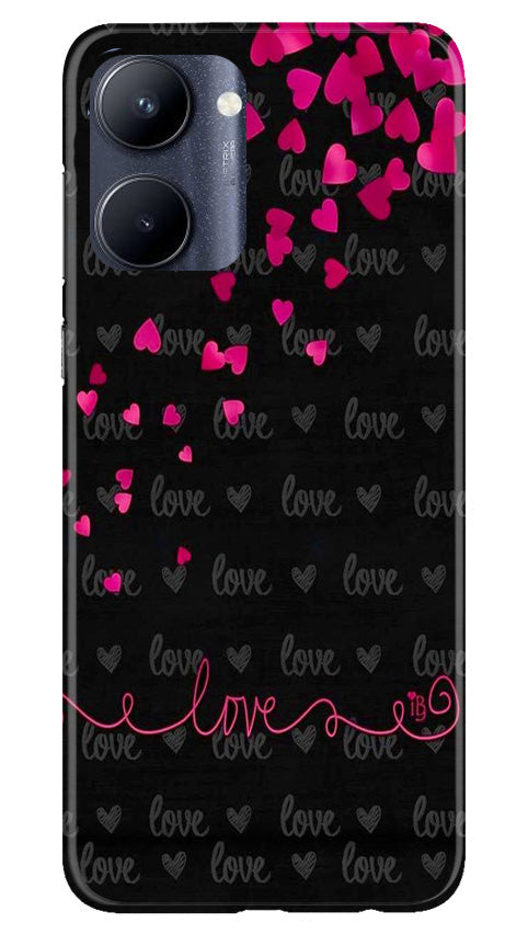 Love in Air Mobile Back Case for Realme C33 (Design - 89) Love in Air Case for Realme C33