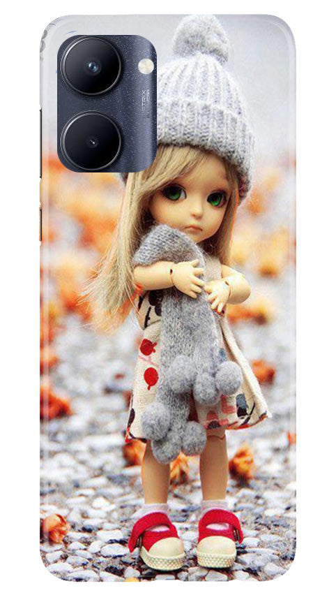 Cute Doll Mobile Back Case for Realme C33 (Design - 93) Cute Doll Case for Realme C33