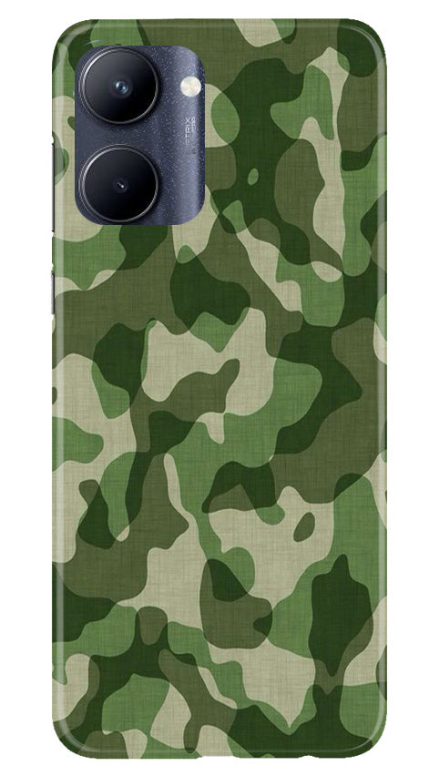 Army Camouflage Mobile Back Case for Realme C33 (Design - 106) Army Camouflage Case for Realme C33 (Design - 106)