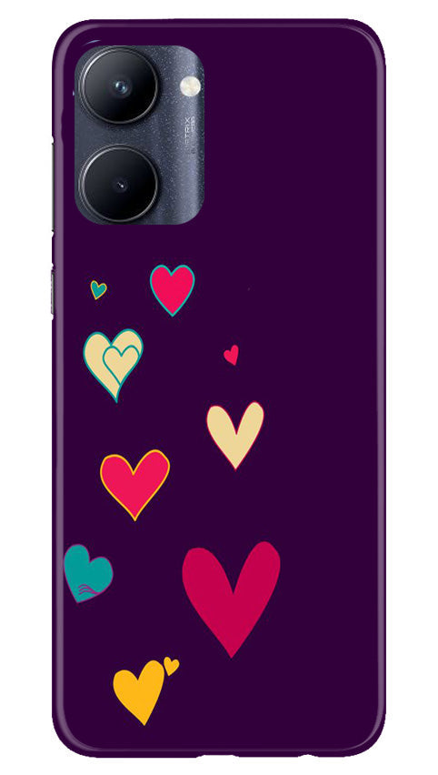Purple Background Mobile Back Case for Realme C33 (Design - 107) Purple Background Case for Realme C33 (Design - 107)