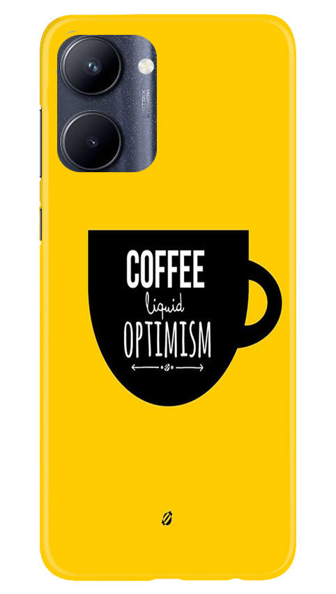 Coffee Optimism Mobile Back Case for Realme C33 (Design - 313) Coffee Optimism Mobile Back Case for Realme C33 (Design - 313)